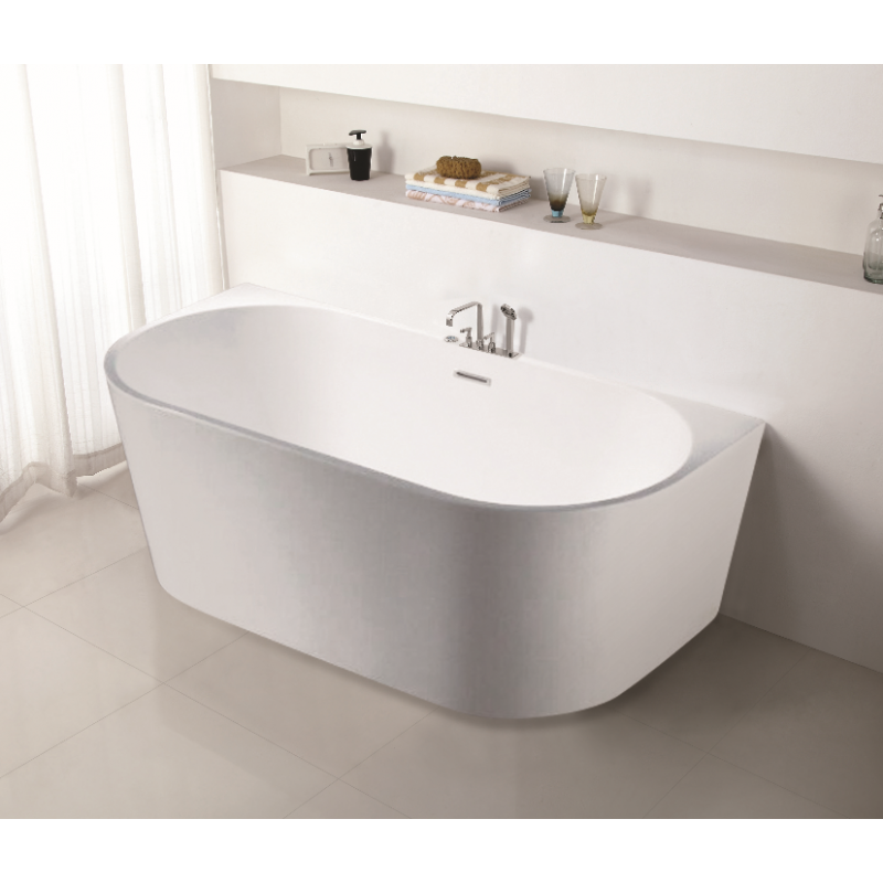 1500mm, 1700mm Elivia Back to Wall Bath Tub from